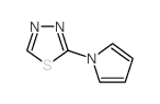 2-(1H-Pyrrol-1-yl)-1,3,4-thiadiazole structure