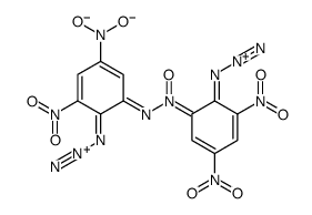 (2-azido-3,5-dinitrophenyl)-(2-azido-3,5-dinitrophenyl)imino-oxidoazanium Structure