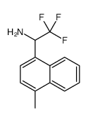 2,2,2-trifluoro-1-(4-methylnaphthalen-1-yl)ethanamine Structure