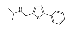 N-[(2-Phenyl-1,3-thiazol-5-yl)methyl]propan-2-amine dihydrochloride结构式