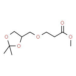3-(2,2-DIMETHYL-[1,3]DIOXOLAN-4-YLMETHOXY)-PROPIONIC ACID METHYL ESTER Structure
