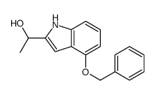 1-(4-phenylmethoxy-1H-indol-2-yl)ethanol结构式