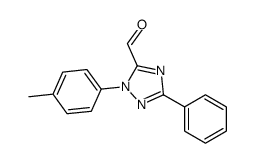 2-(4-methylphenyl)-5-phenyl-1,2,4-triazole-3-carbaldehyde结构式