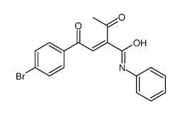 2-acetyl-4-(4-bromophenyl)-4-oxo-N-phenylbut-2-enamide结构式