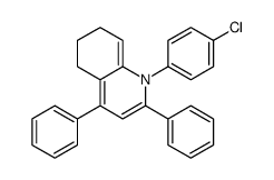 1-(4-chlorophenyl)-2,4-diphenyl-6,7-dihydro-5H-quinoline结构式