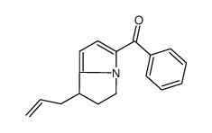 phenyl-(7-prop-2-enyl-6,7-dihydro-5H-pyrrolizin-3-yl)methanone结构式