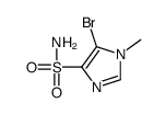5-bromo-1-methylimidazole-4-sulfonamide结构式