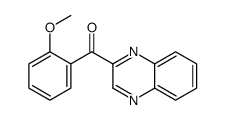 (2-methoxyphenyl)-quinoxalin-2-ylmethanone结构式