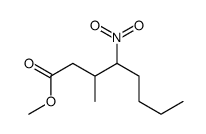 methyl 3-methyl-4-nitrooctanoate Structure