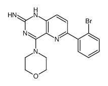 6-(2-bromophenyl)-4-morpholin-4-ylpyrido[3,2-d]pyrimidin-2-amine Structure