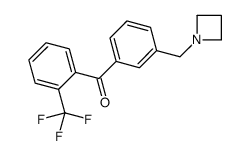 3'-AZETIDINOMETHYL-2-TRIFLUOROMETHYLBENZOPHENONE picture