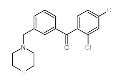 2,4-DICHLORO-3'-THIOMORPHOLINOMETHYL BENZOPHENONE picture