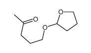 5-(oxolan-2-yloxy)pentan-2-one结构式