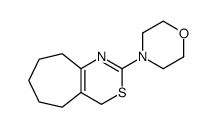 4-(4,5,6,7,8,9-hexahydrocyclohepta[d][1,3]thiazin-2-yl)morpholine Structure