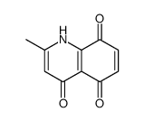 2-methyl-1H-quinoline-4,5,8-trione结构式