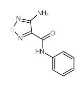 4-amino-N-phenyl-1,2,5-thiadiazole-3-carboxamide结构式