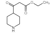 ethyl-4-piperidinoyl-acetate Structure