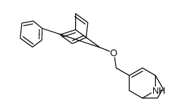 3-(benzhydryloxymethyl)-8-azabicyclo[3.2.1]oct-3-ene结构式