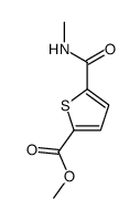 methyl 5-(methylcarbamoyl)thiophene-2-carboxylate结构式