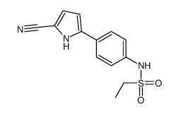 N-[4-(5-cyano-1H-pyrrol-2-yl)phenyl]ethanesulfonamide结构式