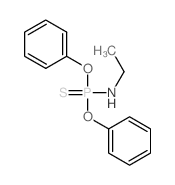 Phosphoramidothioicacid, ethyl-, O,O-diphenyl ester (7CI) picture