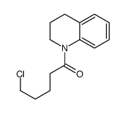 5-chloro-1-(3,4-dihydro-2H-quinolin-1-yl)pentan-1-one Structure