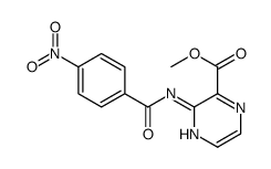 3-[(4-Nitrobenzoyl)amino]pyrazine-2-carboxylic acid methyl ester结构式