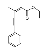 ethyl 3-methyl-5-phenylpent-2-en-4-ynoate结构式