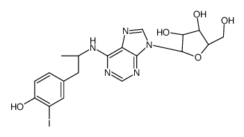 N(6)-(3-iodo-4-hydroxyphenyl)-1-isopropyladenosine Structure