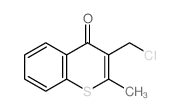 4H-1-Benzothiopyran-4-one,3-(chloromethyl)-2-methyl- Structure