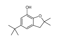 5-(tert-butyl)-2,3-dihydro-2,2-dimethylbenzofuran-7-ol Structure
