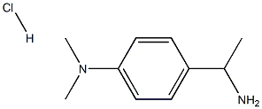 4-(1-AMINOETHYL)-N,N-DIMETHYLANILINE HYDROCHLORIDE Structure