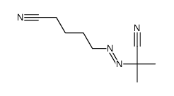 5-(2-cyanopropan-2-yldiazenyl)pentanenitrile结构式