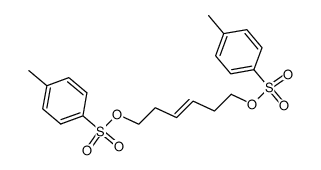 3(E)-hexene 1,6-bistosylate Structure