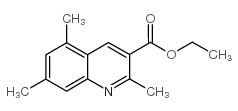 ethyl 2,5,7-trimethylquinoline-3-carboxylate Structure