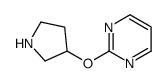 2-(吡咯烷-3-基氧基)嘧啶结构式