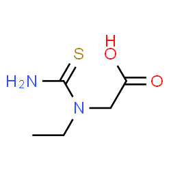 Glycine, N-(aminothioxomethyl)-N-ethyl- (9CI) Structure