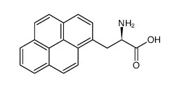 1-Pyrenepropanoic acid, α-amino-, (R)结构式