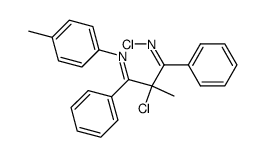 (1Z,3E)-N1,2-dichloro-2-methyl-1,3-diphenyl-N3-(p-tolyl)propane-1,3-diimine结构式