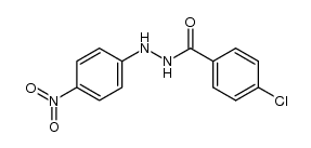 1-(4-Chlorobenzoyl)-2-(4-nitrophenyl)hydrazine结构式