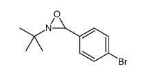 3-(4-bromophenyl)-2-tert-butyloxaziridine结构式