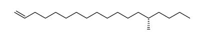 (S)-(+)-14-Methyl-1-octadecene结构式
