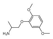 β-(2,5-dimethoxy-phenoxy)-isopropylamine Structure