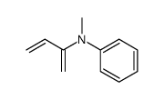 N-methyl-N-(1-methylen-allyl)-aniline Structure