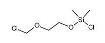 Chlor-(2-chlormethoxy-aethoxy)-dimethyl-silan Structure