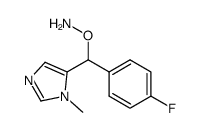 O-((4-fluorophenyl)(1-methyl-1H-imidazol-5-yl)methyl)hydroxylamine Structure