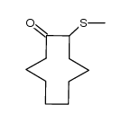 2-(methylthio)cyclodecanone Structure