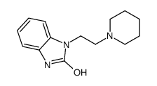 3-(2-piperidin-1-ylethyl)-1H-benzimidazol-2-one Structure