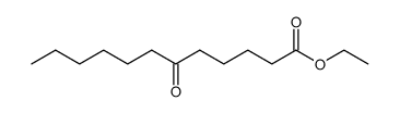 6-oxo-dodecanoic acid ethyl ester Structure