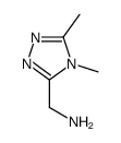 (4,5-dimethyl-1,2,4-triazol-3-yl)methanamine Structure